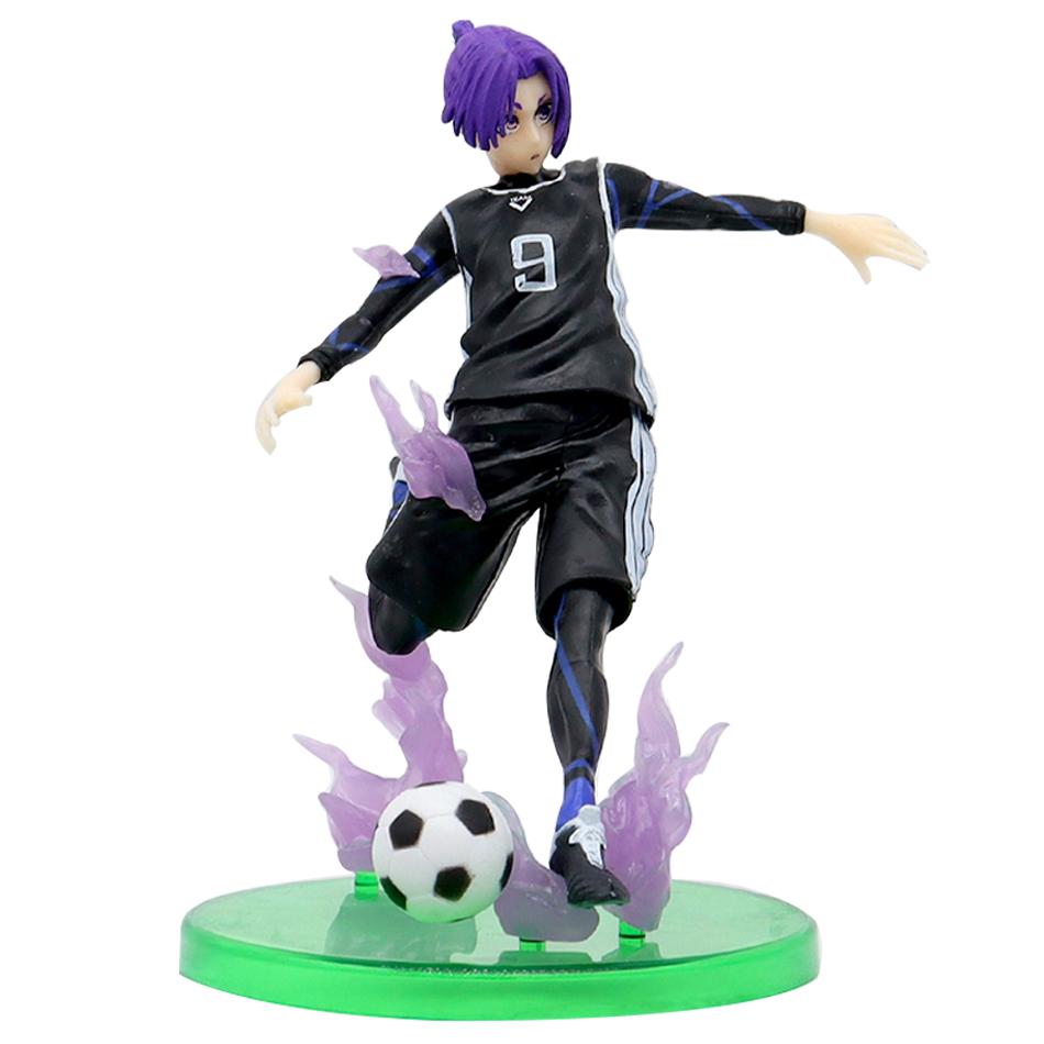 Anime BLUE LOCK Figure Football Comic Isagi Yoichi Bachira Meguru Nagi Seishiro Mikage Reo PVC Model Room Decor For BIrthday Gif