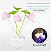 Lumină de noapte LED Senzor de lumină sensibil încorporat Plante de apă creative Lampă de control al luminii frunzelor de lotus