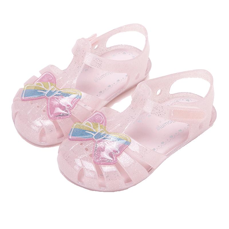 Fuluomi Girls  Sweet Closed-Toe Jelly Sandals 30