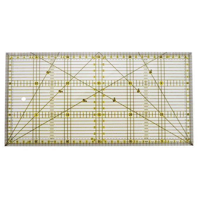 

Швейные инструменты Линейка для пэчворка 15*30 см Прозрачная прямоугольная акриловая линейка для пэчворка белый