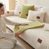 Winter Lamb Wool Sofa Cushion Non-Slip Thickened Winter Plush Seat Cushion Simple Sofa Cover Cover Cloth Towel