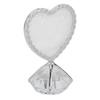 Nail Display Stand Heart Shaped Design Fashion Elegant   Glossy   Double Sided Nail Tip Holder for Nail Beauty