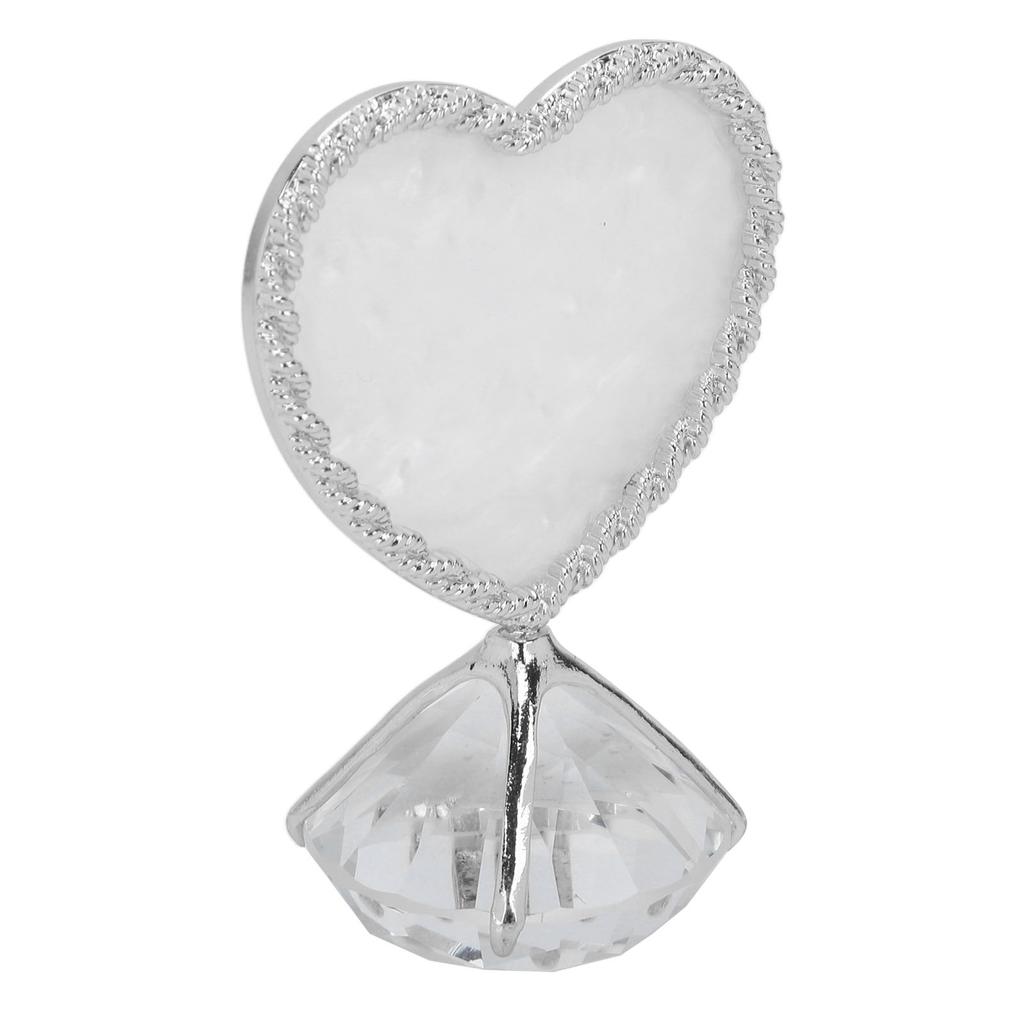 Nail Display Stand Heart Shaped Design Fashion Elegant   Glossy   Double Sided Nail Tip Holder for Nail Beauty