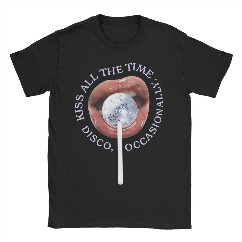 Kiss All The Time Harrys Tour TShirts Unisex Women Styles Hipster Pure Cotton Tee Shirt Crewneck Short Sleeve T Shirt 6XL Clothes
