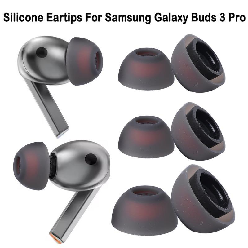 3 Paia per Samsung Galaxy Buds3 Pro Puntali di Ricambio Auricolari in Silicone Auricolari per Samsung Galaxy Buds3 Pro Accessori