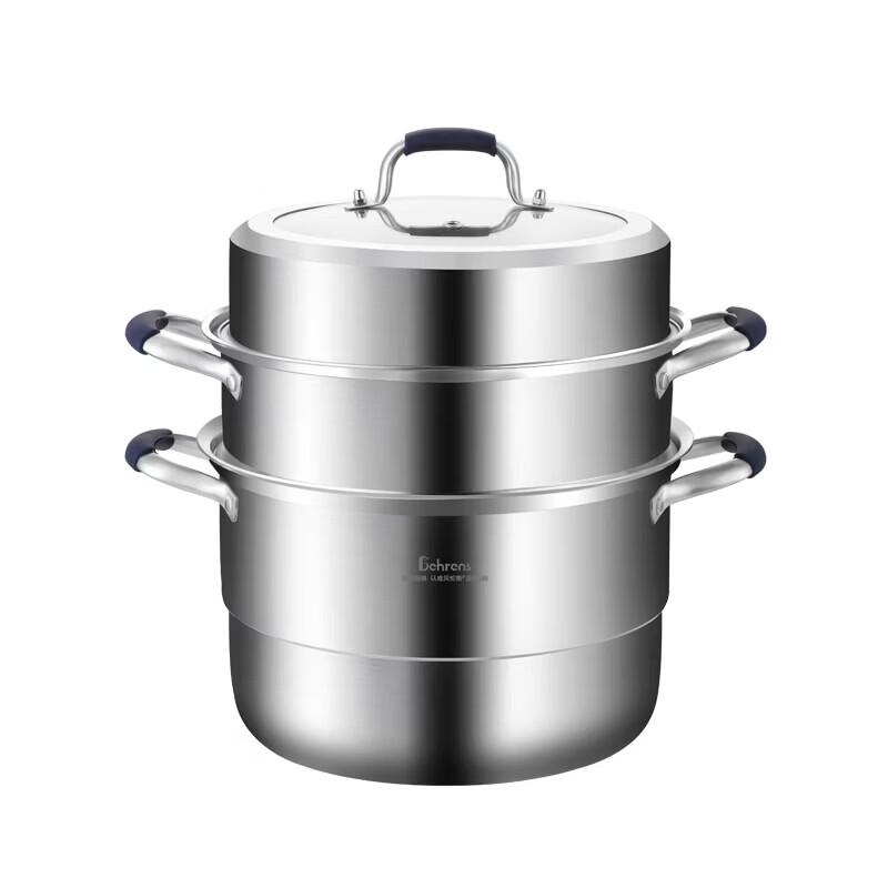 Berlens 28cm Penguin Three-Layer Steel Steamer