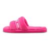 Puma Fluff Slide Rose Fluo Baskets Femme Blanc 384937-03