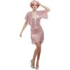 Smiffys Womens/Ladies Deluxe 20s Vintage Flapper Costume Set