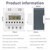 60A 20V Digital Timer Weekly 7 Days Electronic Programmable Timer Switch Automatic Timing Controller for Street Light