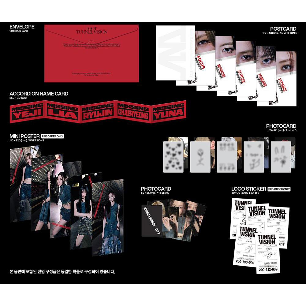 ITZY TUNNEL VISION (Member Ver.)