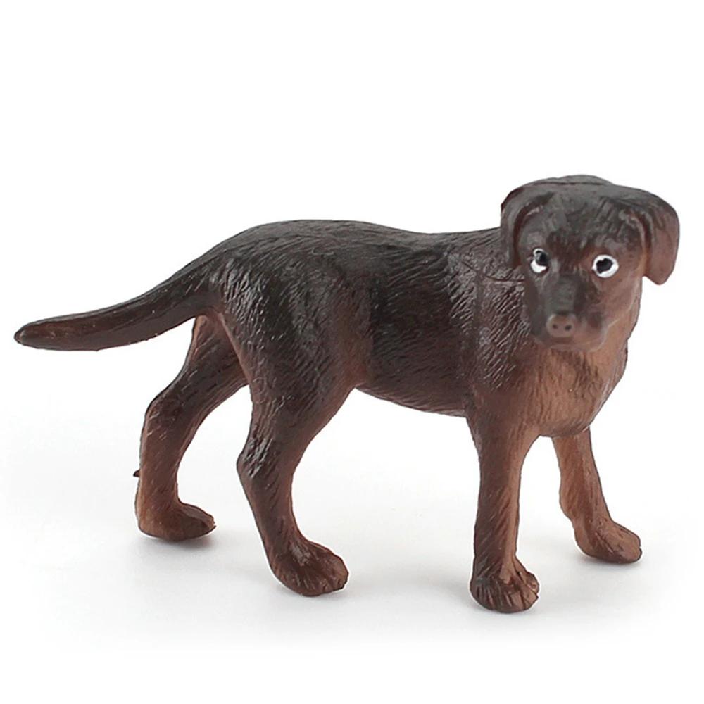 Figurky Simulace Pes Miniaturní Doplňky do pohádkové zahrady Model zvířete Mikro krajina Dětské vzdělávací Psí figurka
