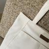 Large Capacity Canvas Bag Student Class Commuter Tote Bag
