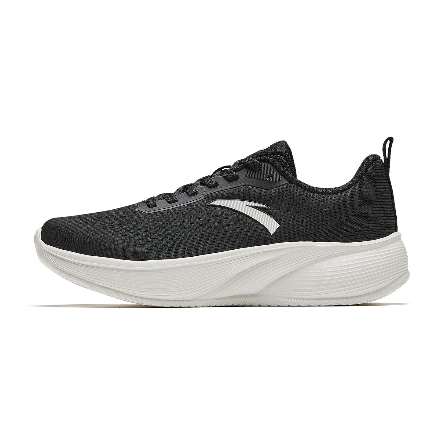 

Anta Lingkong Comfortable Fabric Rubber Low-Top Running Shoes Kids sneakers Basic-Black Ivory-White 922615508-4 35.5