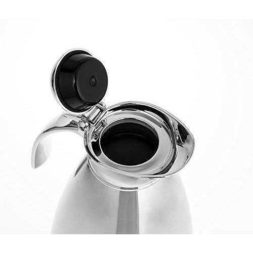 Esmeyer 305-076 Pichet Isotherme Empire, Double paroi 18-8, incassable Contenu : 0,6 L, Passe au Lave-Vaisselle, Acier 305-07