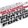 1pc 3D ABS  FORTUNER Letters Emblem Stickers for Toyota Fortuner Car Front Hood Bonnet Grill Trunk Badge Car Accessories