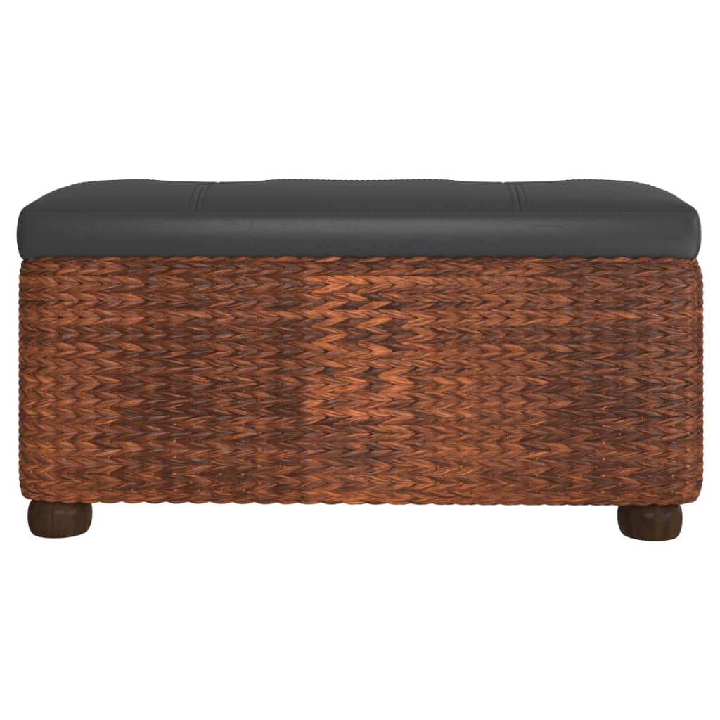 Storage Benches with Cushions In Brown 2 Pcs 69 Cm Reed