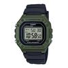 CASIO Custom Collection Quartz Movement Resin Strap Watch Men's Watches Green Dial W-218H-3A(Watch5--)