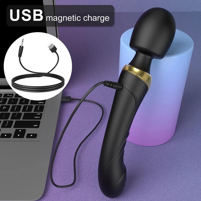 Powerful AV Magic Wand Dildo Vibrator Clitoris Stimulator Vagina Massager G Spot Masturbator Adult Sex Toys for Women