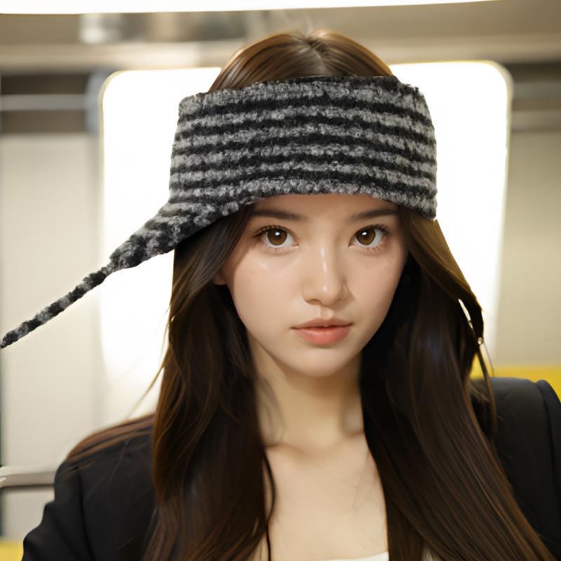 Japanese Hand knitted Thick Wool Wool Hat Autumn and Winter Riding Ear Protection Bag Head Hat Lei Feng Hat Knitted Hat Trendy and Cool