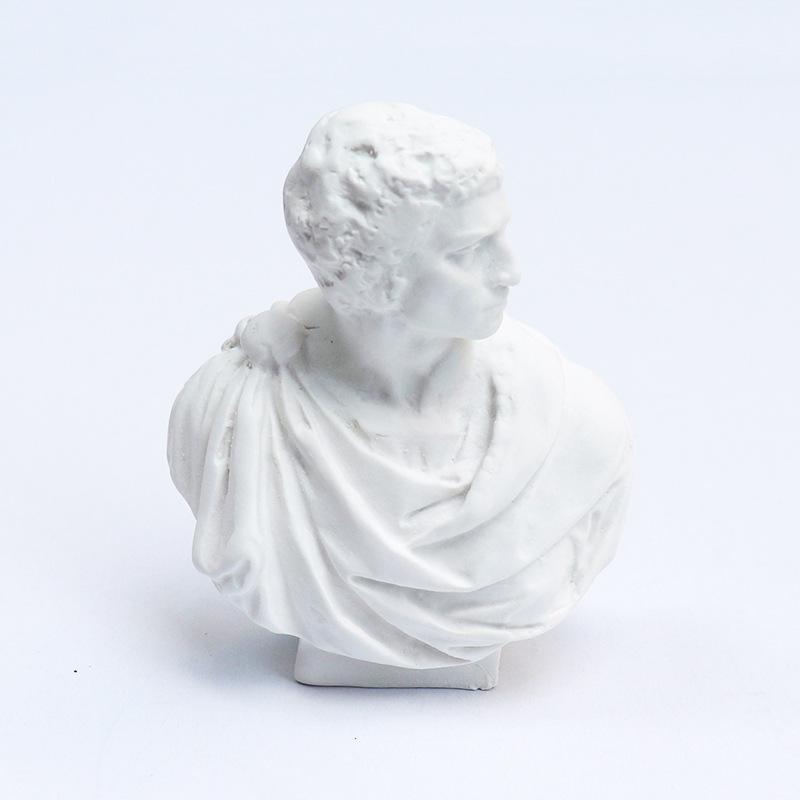 Kleine Harz-Gips-Skulptur: David & Venus Skizzenkopfmodelle
