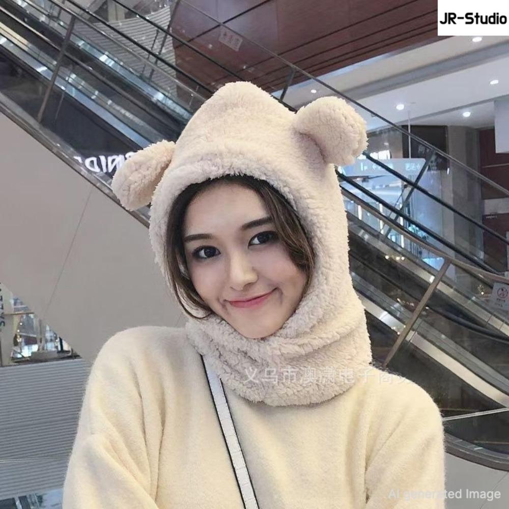 Winter Knit Trapper Hat Fleece Lined Thickened Earflap Beanie Windproof Warm Cold Weather Cap