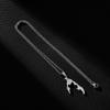 Patriotic Necklace Fashionable Tamil Eelam Pendant Neck Chain Trendy Stainless Steel Collarbone Chain Ethnic Style