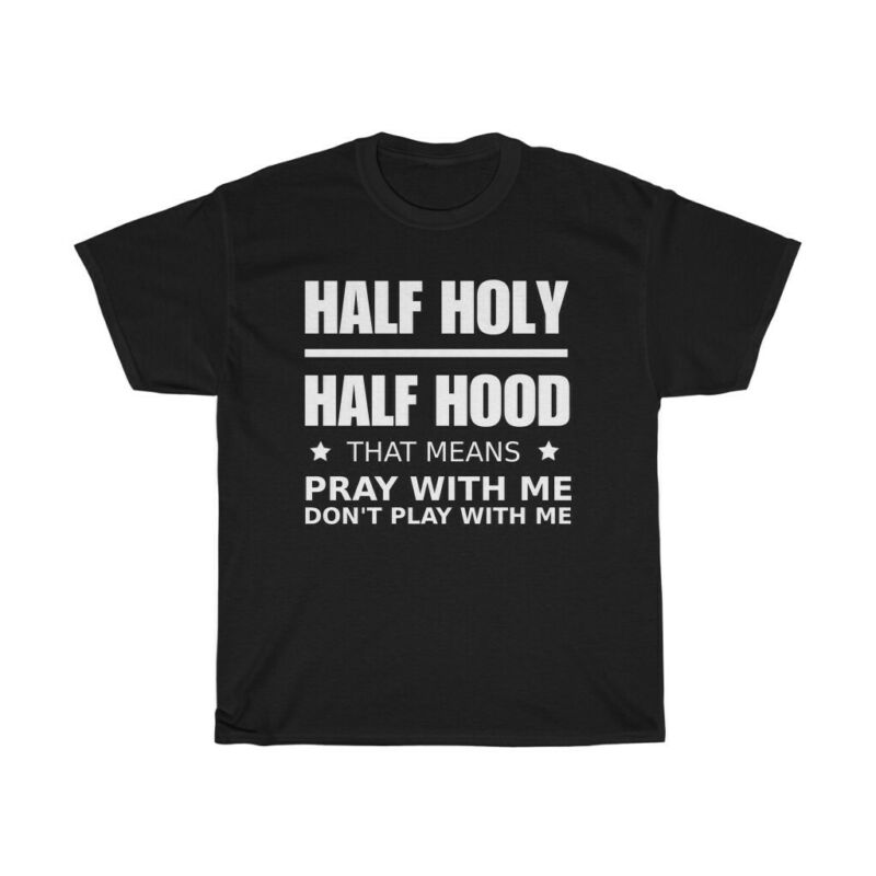 T Shirt Christian Religious Print 