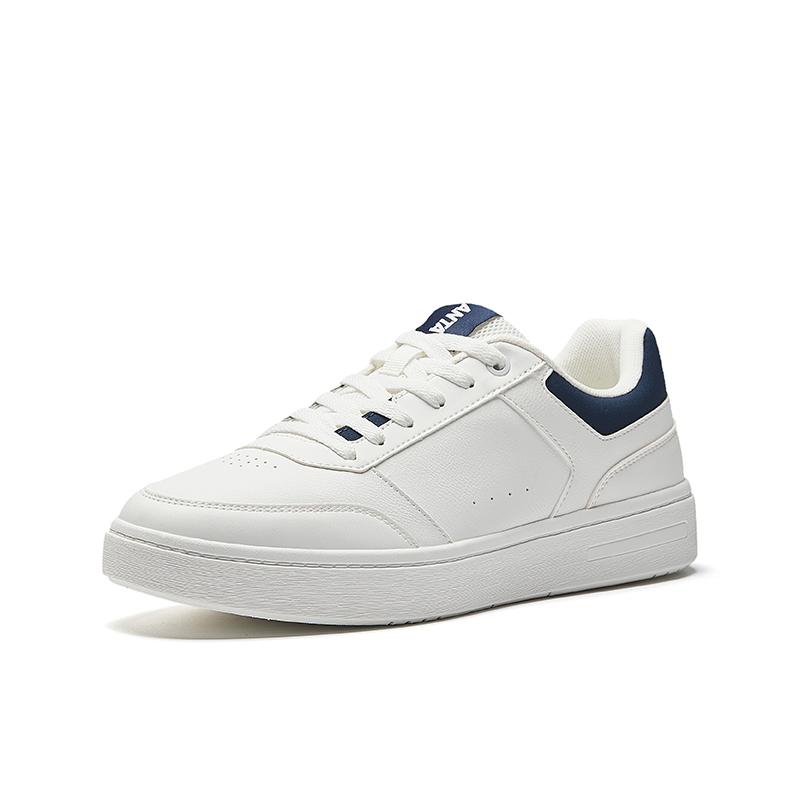 Anta Light Breeze Pro Classic Flat Low Top White Sneakers Men Sneakers 112548011-2