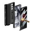 GKK For Samsung Galaxy Z Fold6 5G Case with Privacy Screen Film,Pencil Slot Magnetic Hinge Hard PC Phone Cover