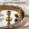 Retro Taper Candle Holders Copper Candlestick Holders for Home Dinning Table Centerpiece Wedding Holiday Party Chrismas