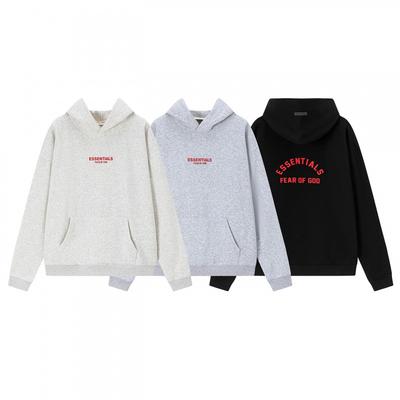 FOG ESSENTIALS Pánská souprava mikina a tepláky Volná Ležérní Streetwear 400g Silná Celoroční