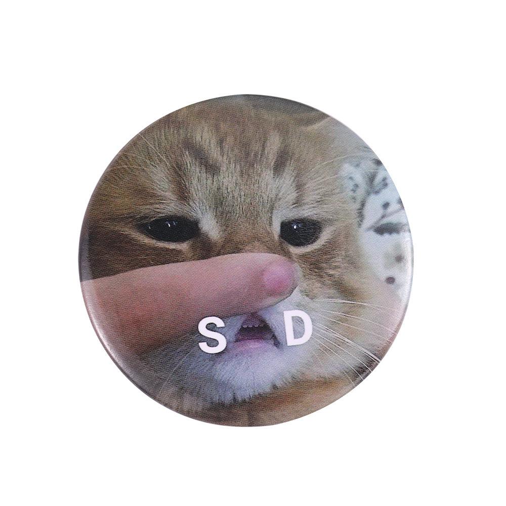 

Милая мультяшная брошь из сплава «Кот и девочка» для сумок и одежды