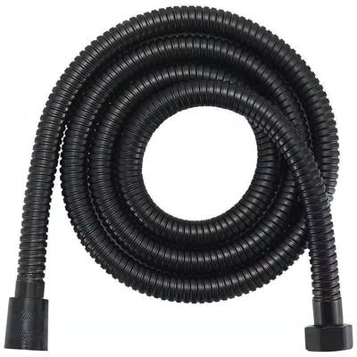 Black & White 1.5m Stainless Steel Explosion-Proof Shower Hose with Copper Finish