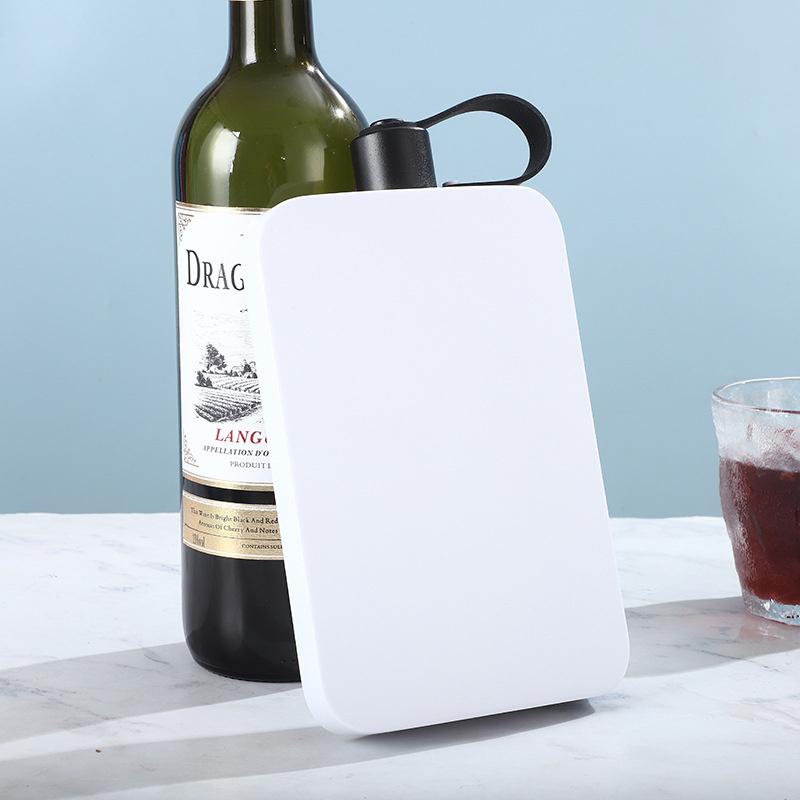 

500ML Stainless Steel Flagon Flat Square Hip Flask Portable Water Bottle Camping Alcohol Whiskey Liquor Container Whiskey Flask белый