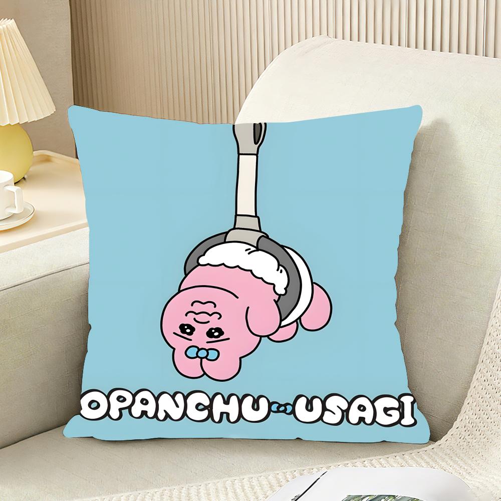 Opanchu Usagi Cushion Cover Reversible Plush Pillow Cover For Car Sofa Bedroom Decorative Gift Pillowcase
