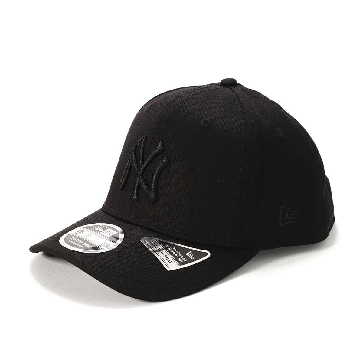 

New Era Stretch Snap NY Size 950SS NEYYAN BLK 25J Cap, MLB, Black/Black, M/L, BLK,