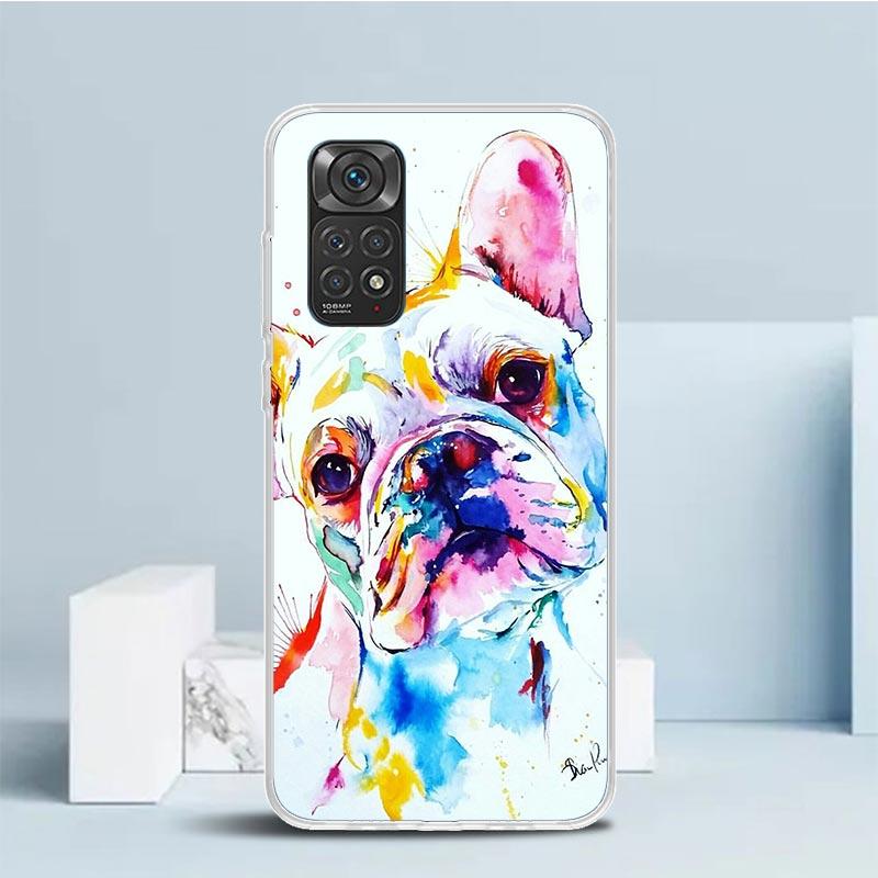French Bulldog Dog Pug Phone Case For Xiaomi Redmi Note 15 14 14S 13 12S 12 Pro Plus 11S 11 11T 11E 10S 10 + Soft TPU Back Cover