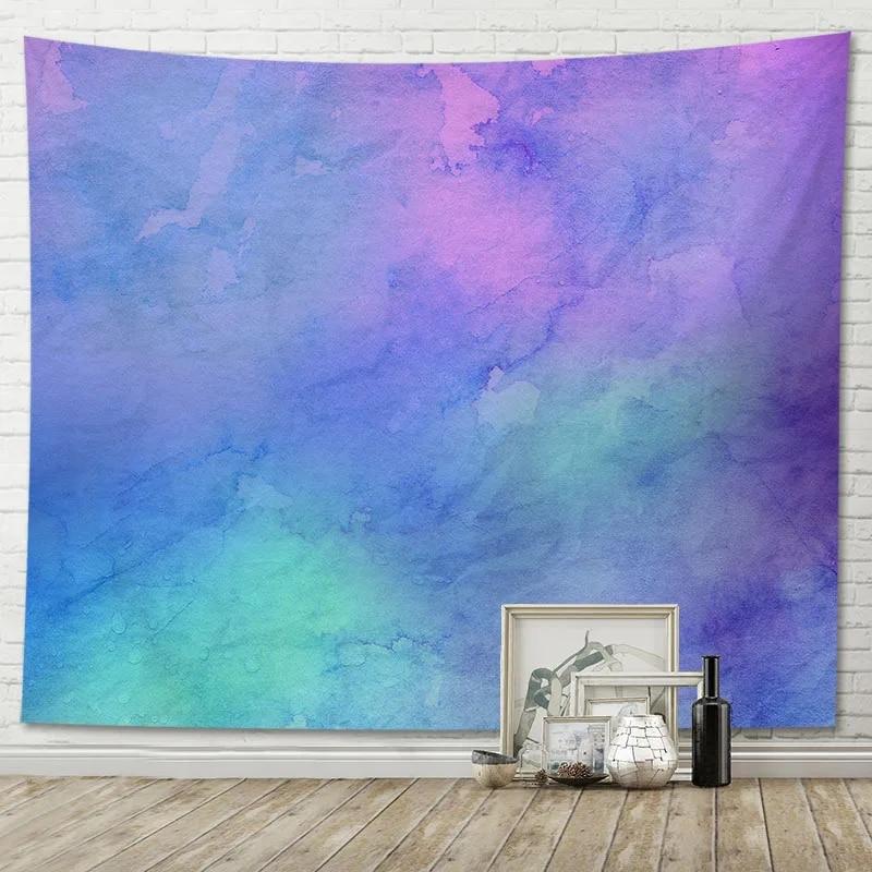 Tapestry Gradient Watercolor Background Home Living Room Decoration Hanging Cloth