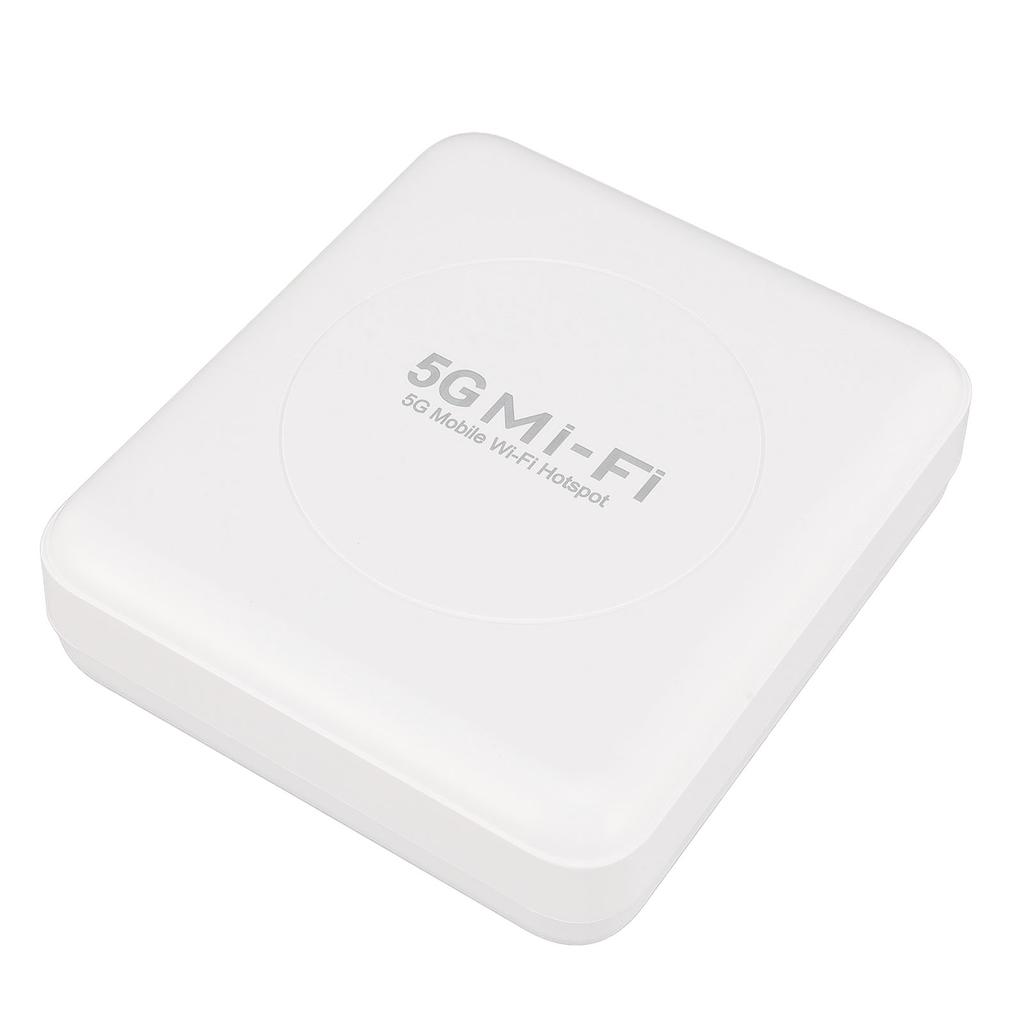 5G WiFi Mobile Hotspot Gigabit Dual Band Wireless WiFi6 with SIM Slot 10000mAh Battery 16 Devices Support Portable Mifi