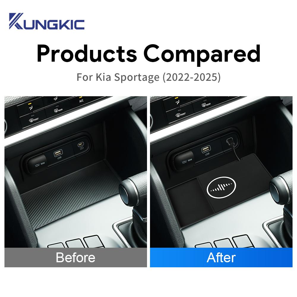 For Kia Sportage NQ5 5 2022 2023 2024 2025 Mobile Phone Charging Holder 15W Charger Board Car Wireless Charger