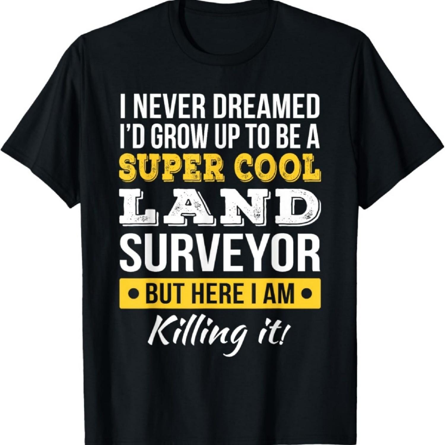 Футболка для землемера Смешной подарок S