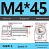 304 Stainless Steel Hex Socket Cap Screw with Washer - Sizes M3, M4, M5, M6, M8, M12