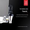 Stainless Steel Transparent Beverage Dispenser for Milk Tea & Fruit Juice