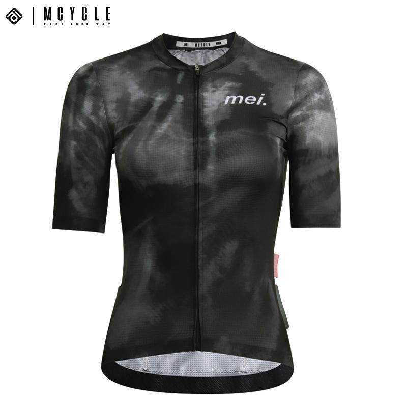 Mcycle Cycling Clothing Summer Hot-Sale Women s Short Sleeve Cycling Jersey Breathable Quick Dry Anti-UV Anti-Bacterial Fabric Xxs чёрный