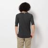 Avirex Daily Rib Half Sleeve T-Shirt (Antibacterial, Anti-odor) Men's Size Large, 6143508, Gray, 014