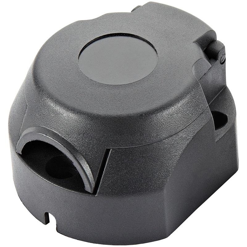 7 Pin 12V Trailer Wiring Socket Waterproof Towbar Towing Converter Electrical Plug for Caravan Truck