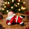 Resin Craft Vase Wall Decoration Drinking Pose Christmas Drinking Statue  Office Desk