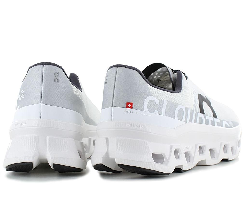 On Running Cloudmonster - Men's Running Shoes Sneakers All-White 61.98434 ORIGINAL
