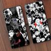 Black Soft Phone Cover Case for Samsung Galaxy A35 A41 A22 A52 A23 A53 A36 A26 A72 A32 A24 A55 A51 A73 A25 A71 Uchiha Obito
