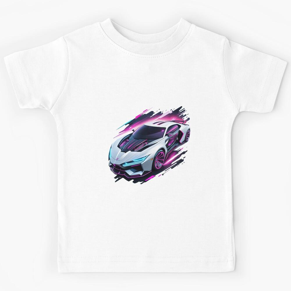 Cyber Racer - Futuristic car Kids T-Shirt 110